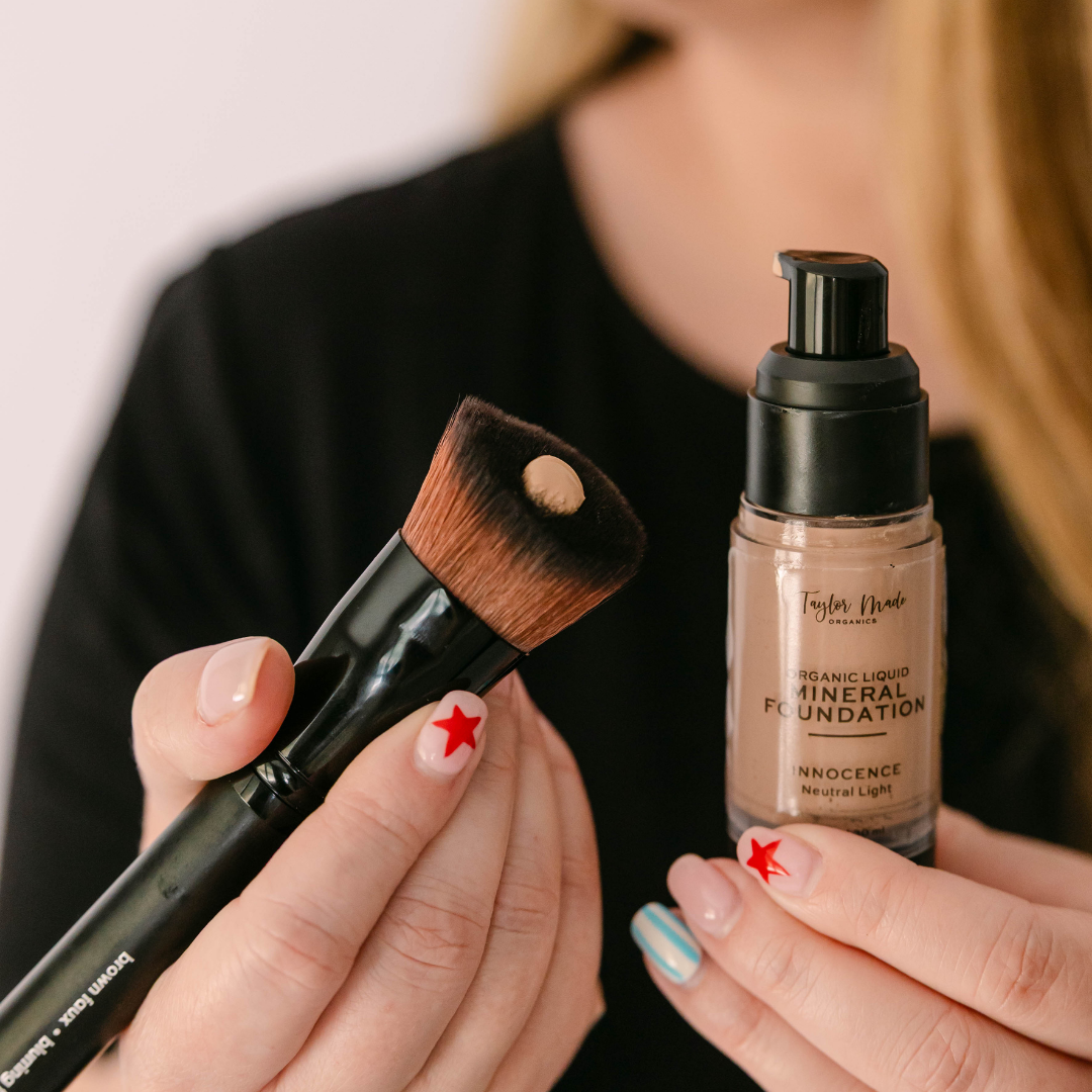 Aloe based Liquid Foundation perfect for acne-prone skin | Taylor Made Organics