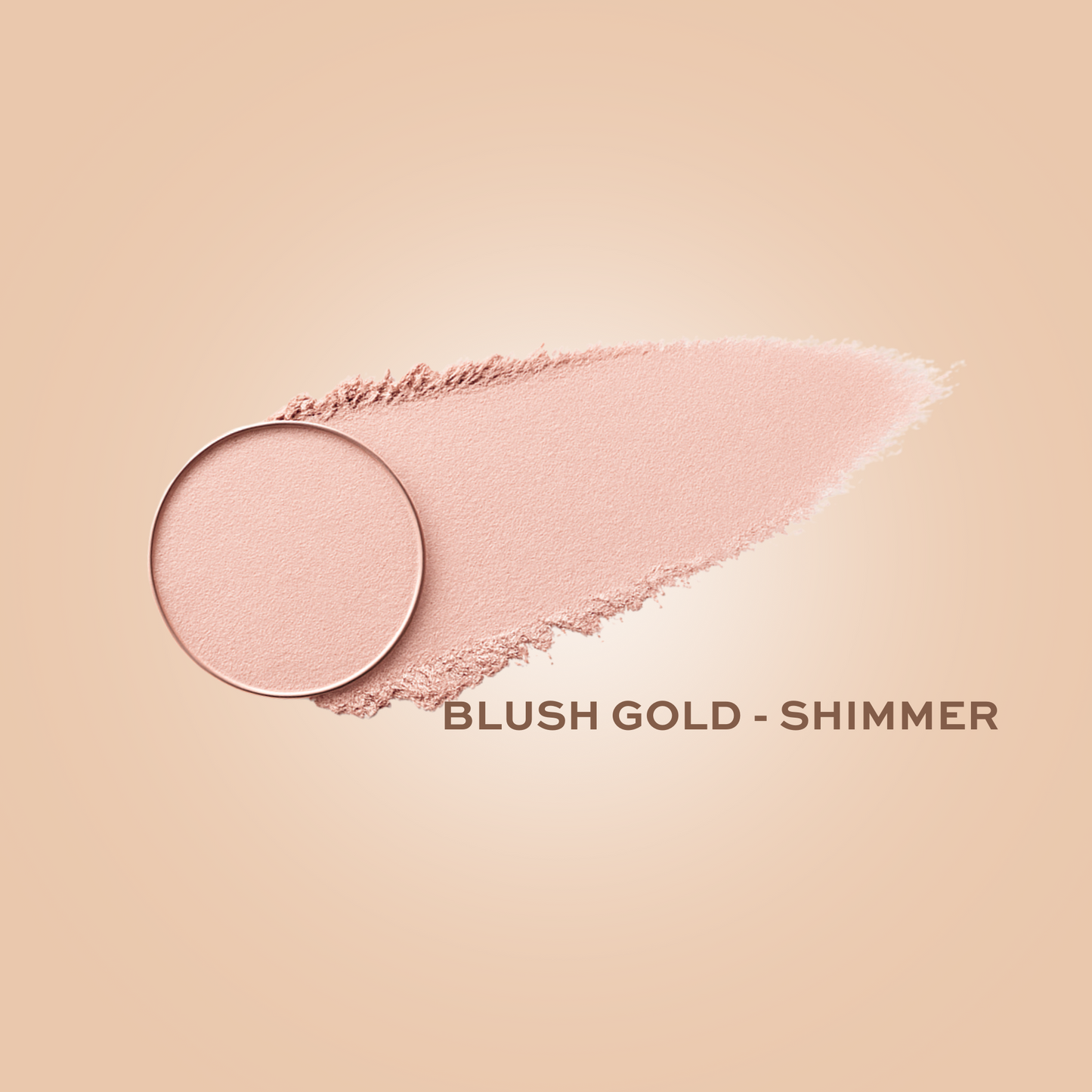 Blush Gold Mineral Eyeshadow - Talc-Free | Taylor Made Organics
