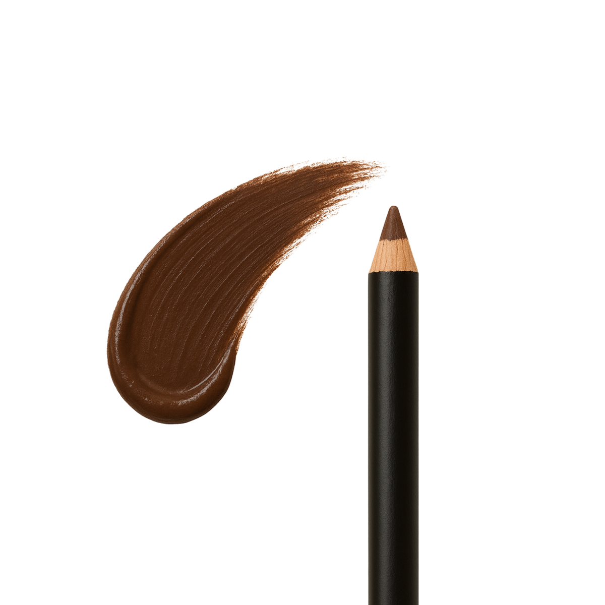 Brown eyeliner swatch | Taylor Made Organics