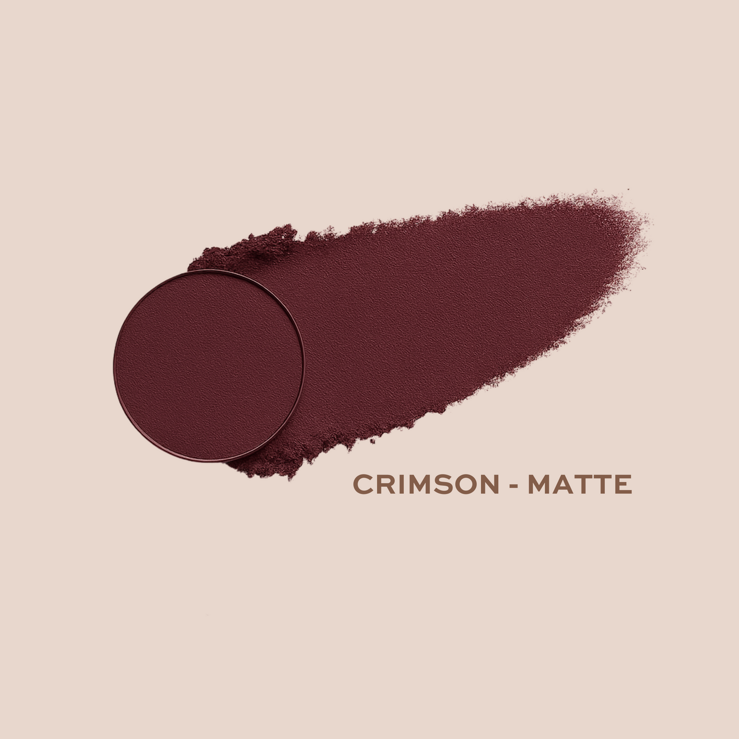 Crimson Mineral Eyeshadow - Talc-Free | Taylor Made Organics