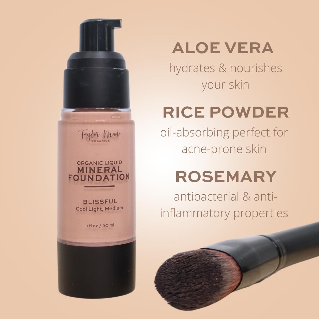 Liquid Mineral Foundation Facts | Taylor Made Organics