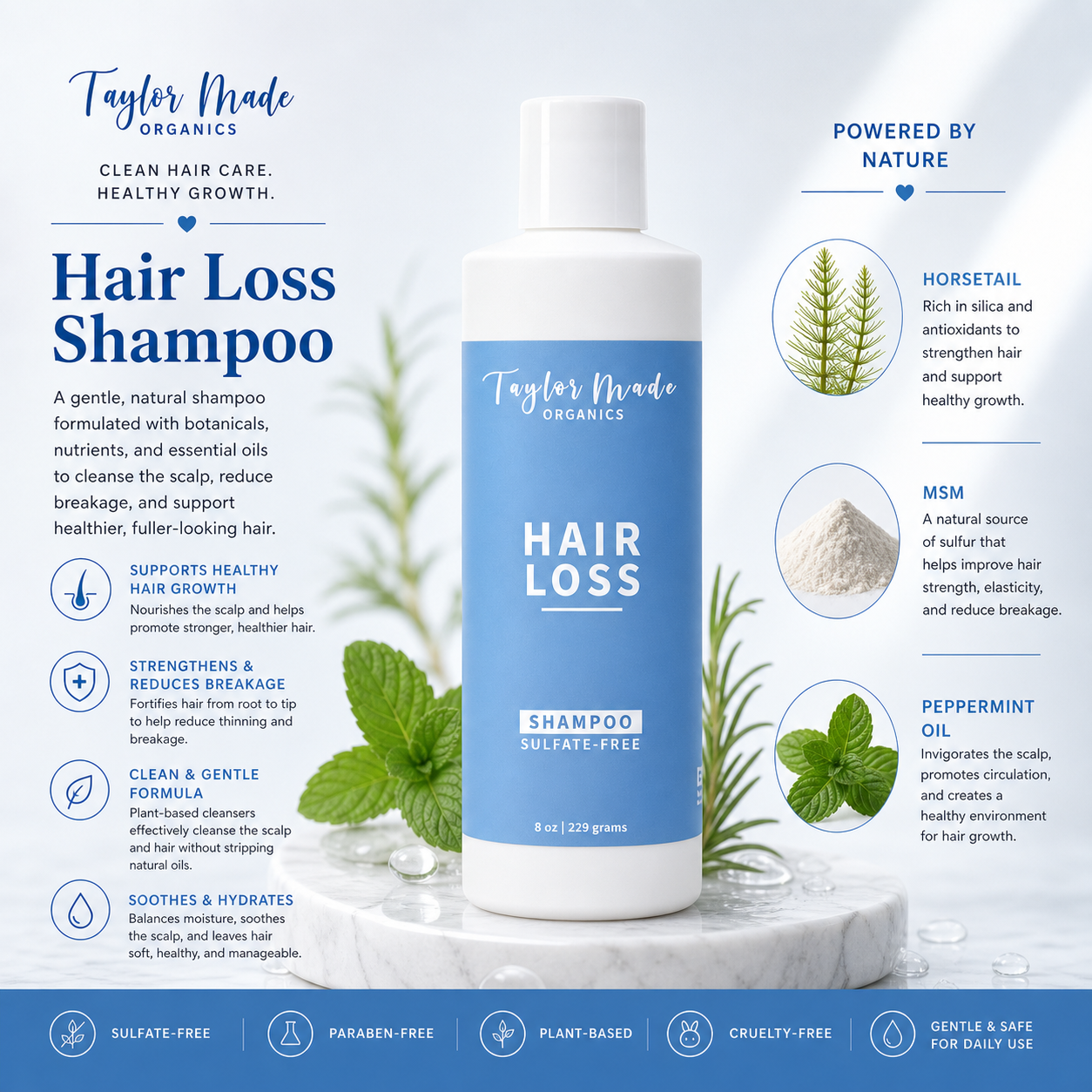 GLP-1 Hair Restoration & Growth Sample Set | Organic Strengthening Duo GLP-1 Hair Restoration & Growth Sample Set | Organic Strengthening Duo
