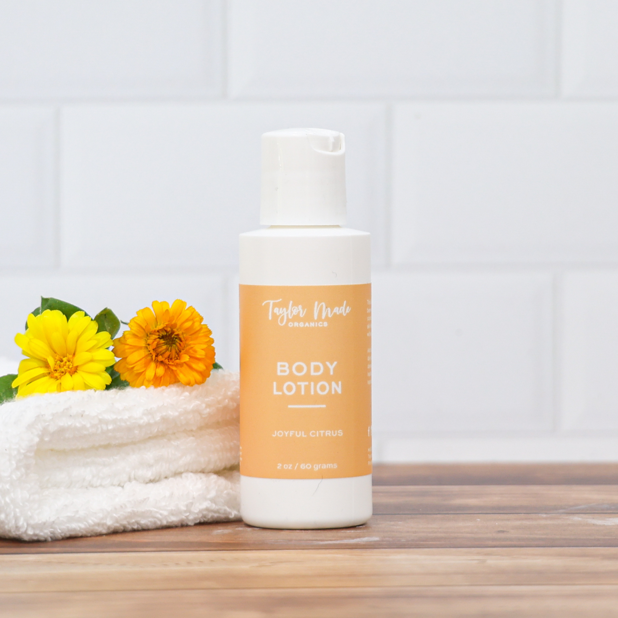 Joyful Citrus Organic Hand & Body Lotion – Mood-Boosting Natural