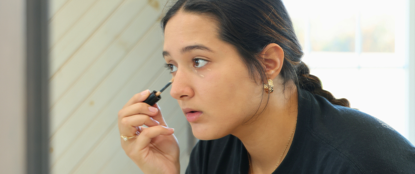 Liquid Concealer on model | Taylor Made Organics