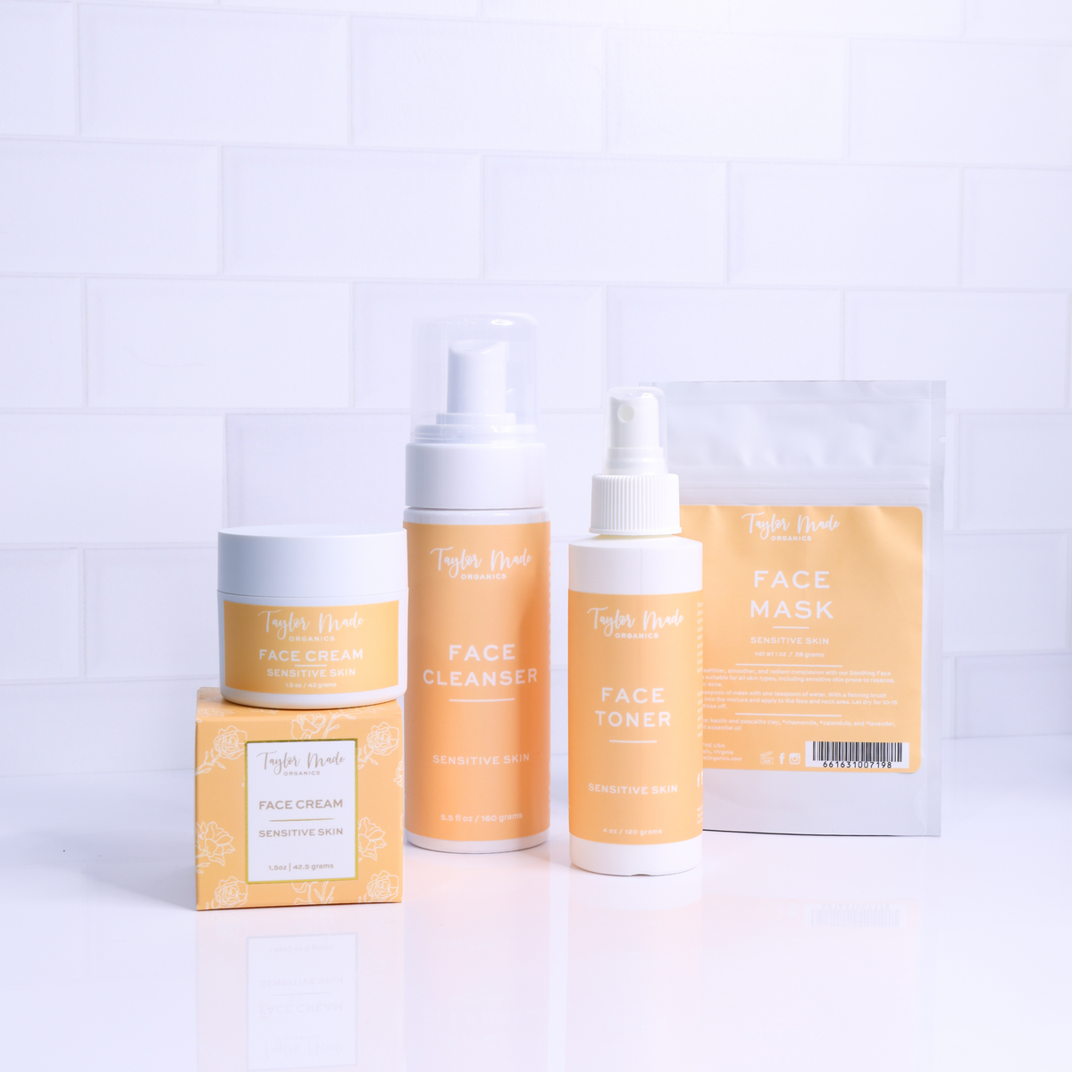 Sensitive Skin Facial Care Kit | Taylor Made Organics