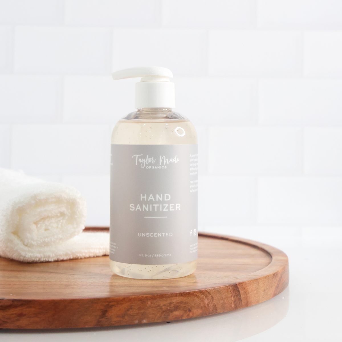 Unscented Hand Sanitizer | Taylor Made Organics