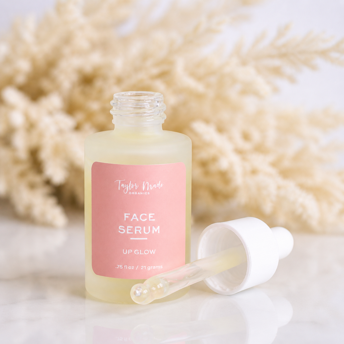 UpGlow Face Serum with Hyaluronic Acid | Taylor Made Organics