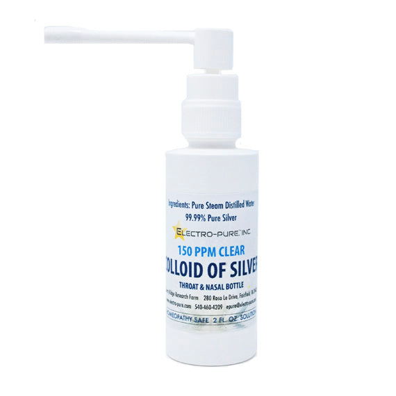 Colloidal Silver 150ppm 2oz Atomizer