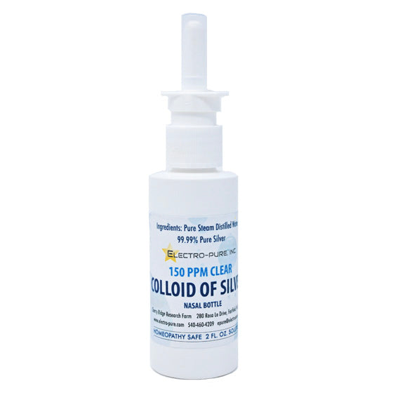 Colloidal Silver 150ppm 2oz Nasal Spray