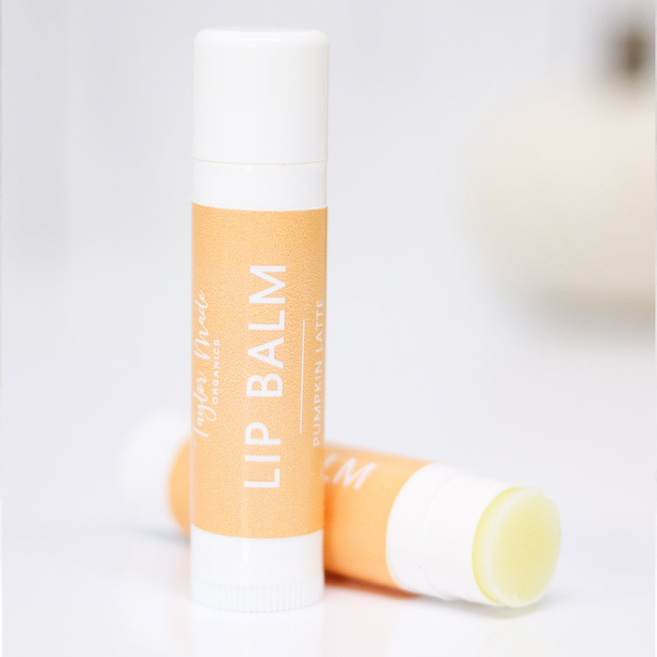 pumpkin latte organic lip balm