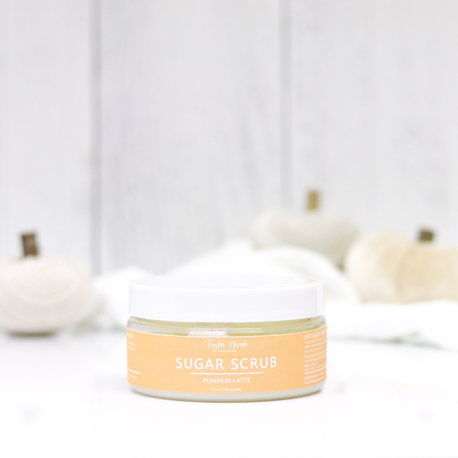 pumpkin latte organic sugar scrub