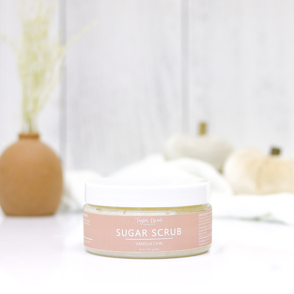 vanilla chai organic sugar scrub