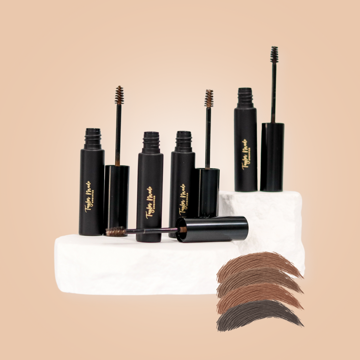 Brow Gel – Tinted & Clear Shaping Gel, Organic & Vegan | Taylor Made Organics