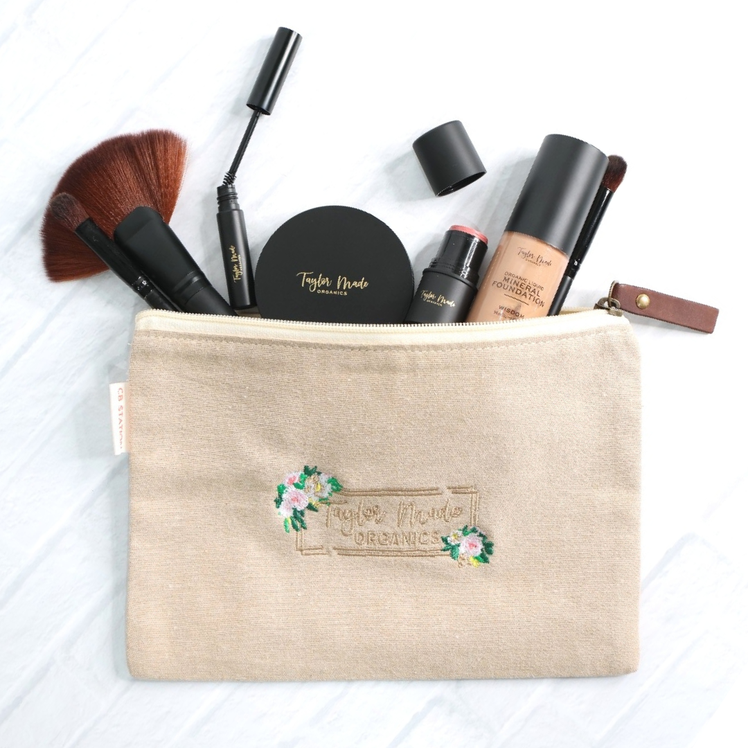 Handcrafted Cotton Makeup Bag – Where Simplicity Meets Sustainability