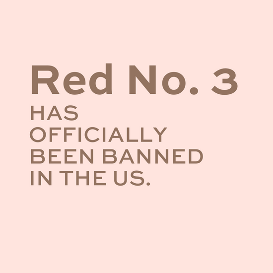 Red No. 3 Banned | Taylor Made Organics