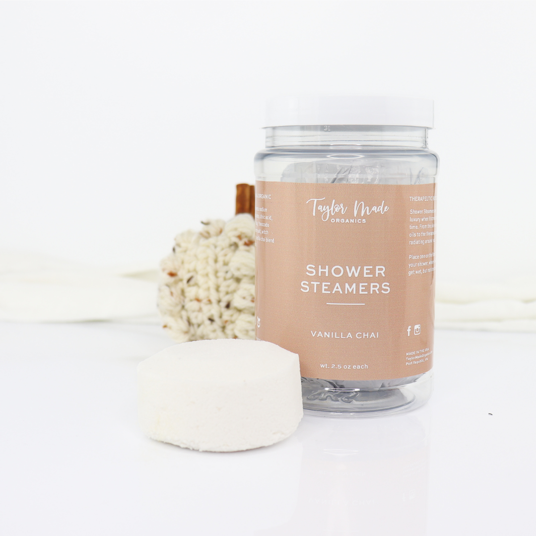 Embrace the Fall Season with our New Shower Steamers: Pumpkin Latte and Vanilla Chai
