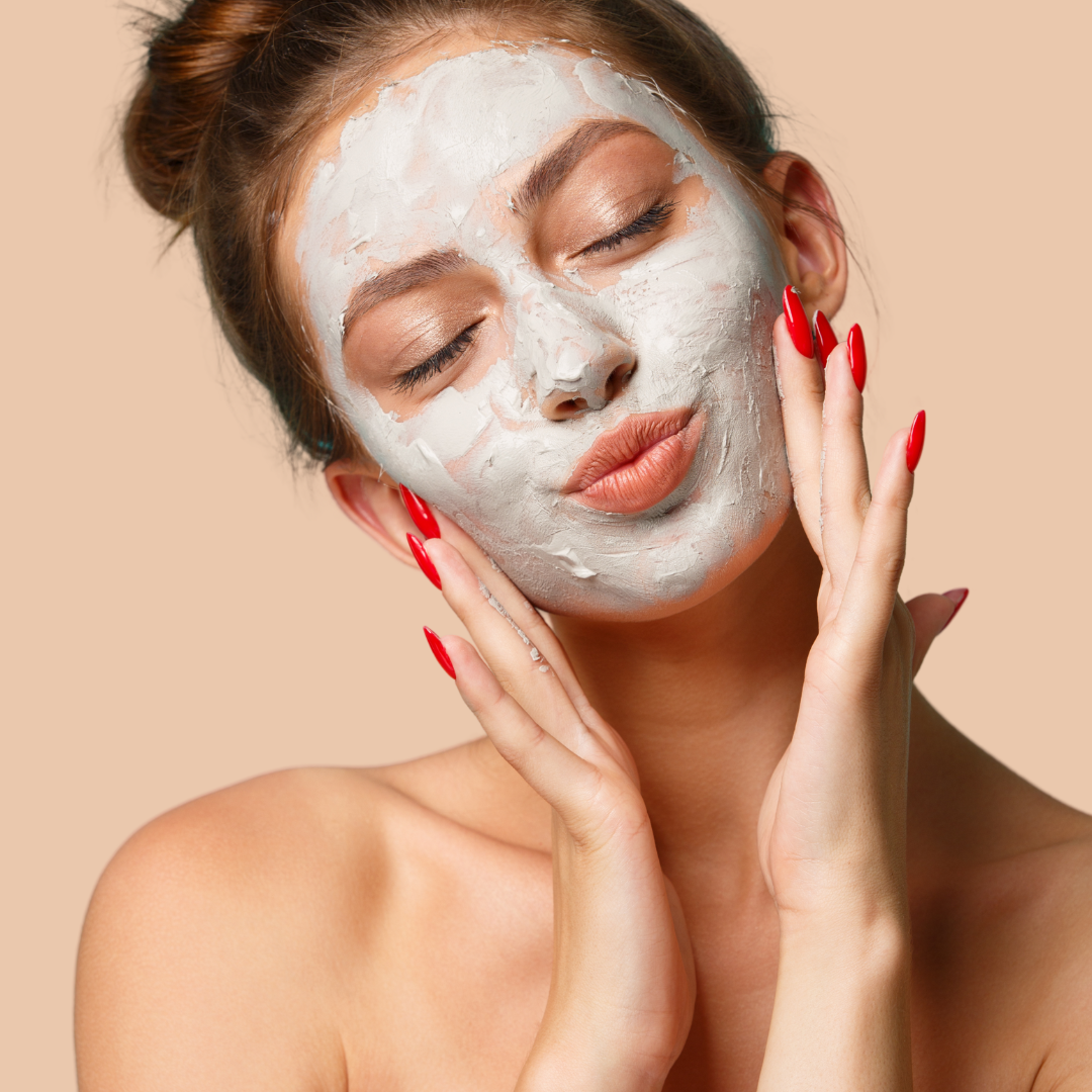 Acne Mask Model | Taylor Made Organics