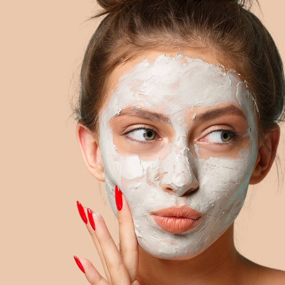 Acne Mask Model | Taylor Made Organics