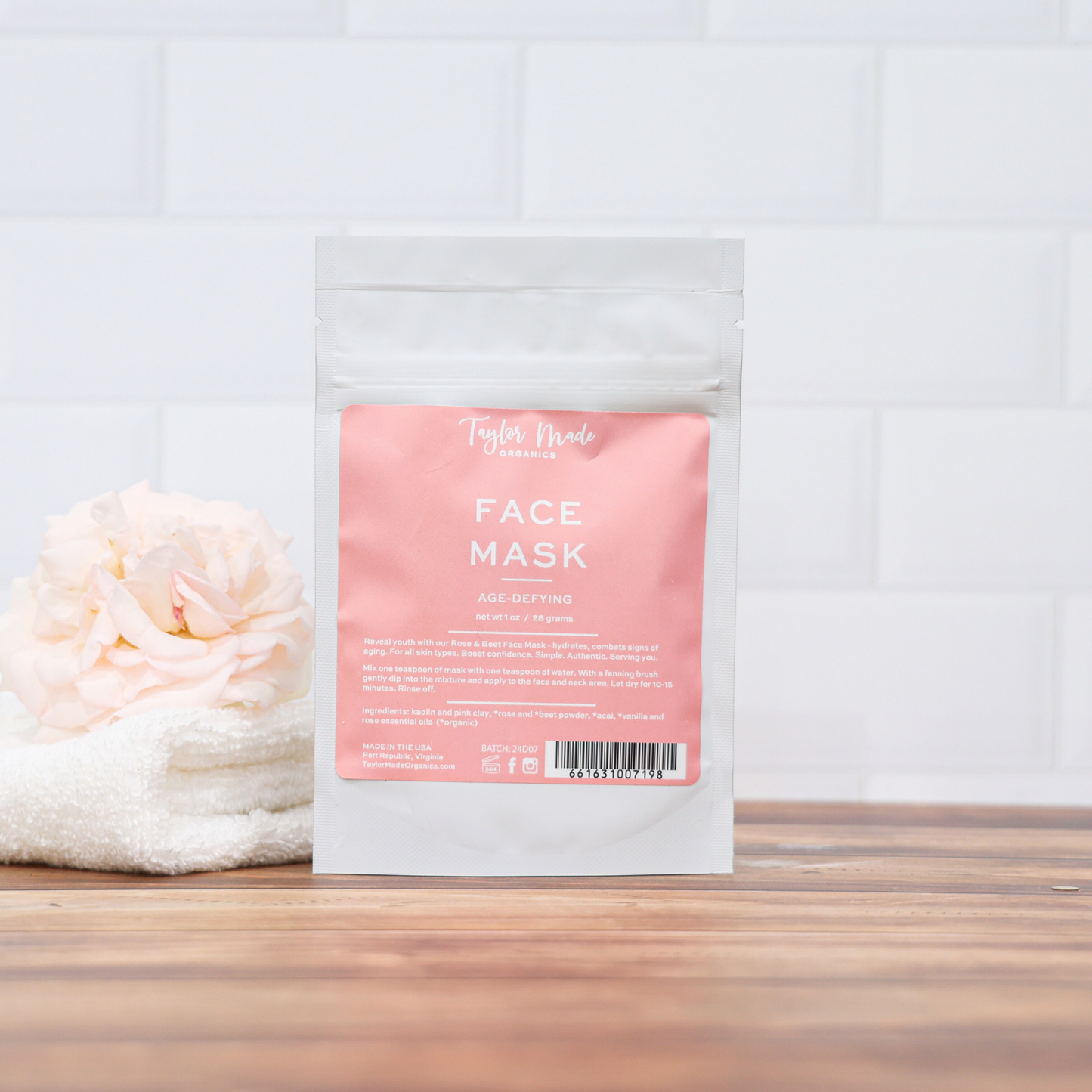 Age Defying Face Mask | Taylor Made Organics