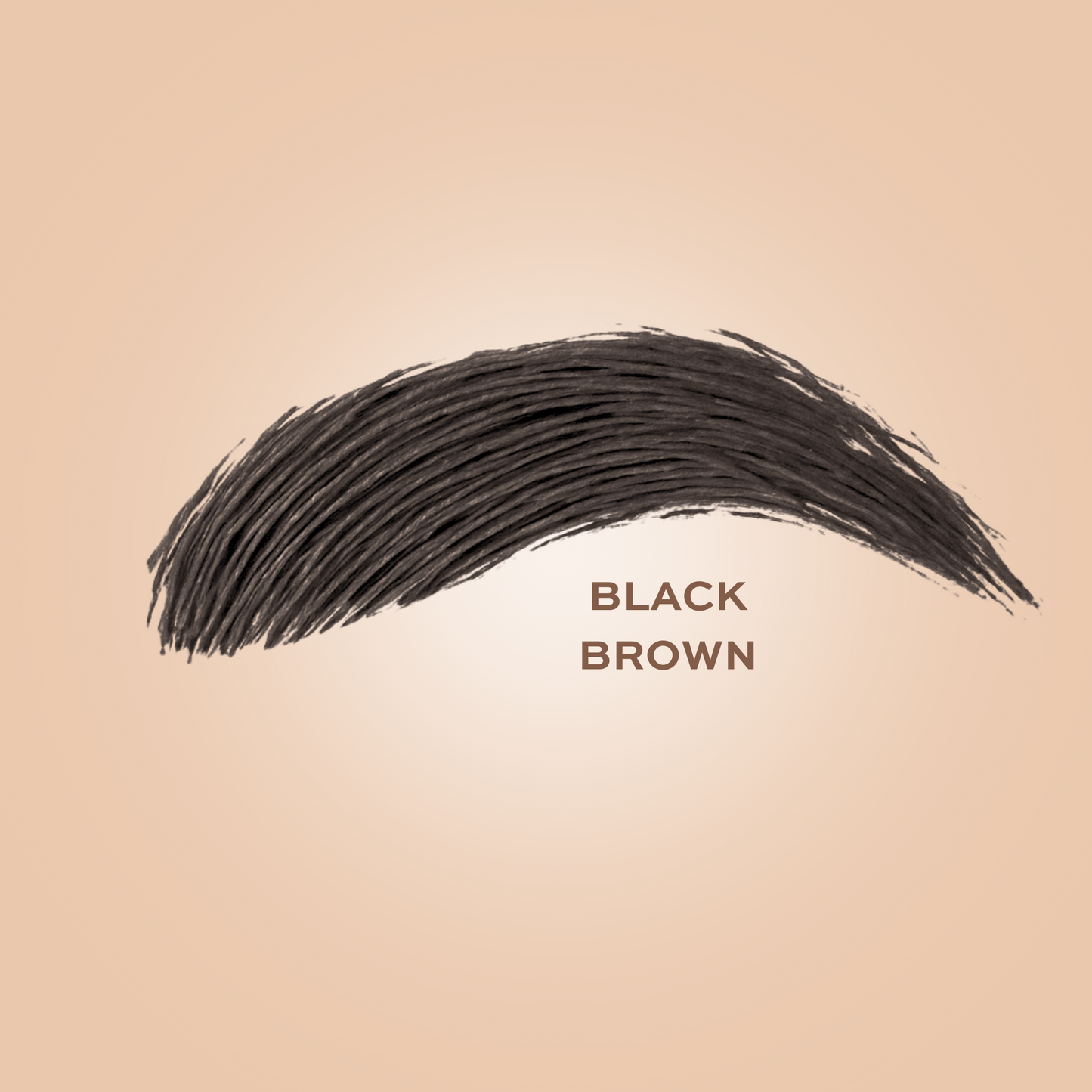 Black Brown Organic Brow Gel Smear | Taylor Made Organics