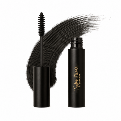 Taylor Made Organics Black Mascara tube – organic, non-toxic makeup made in the USA