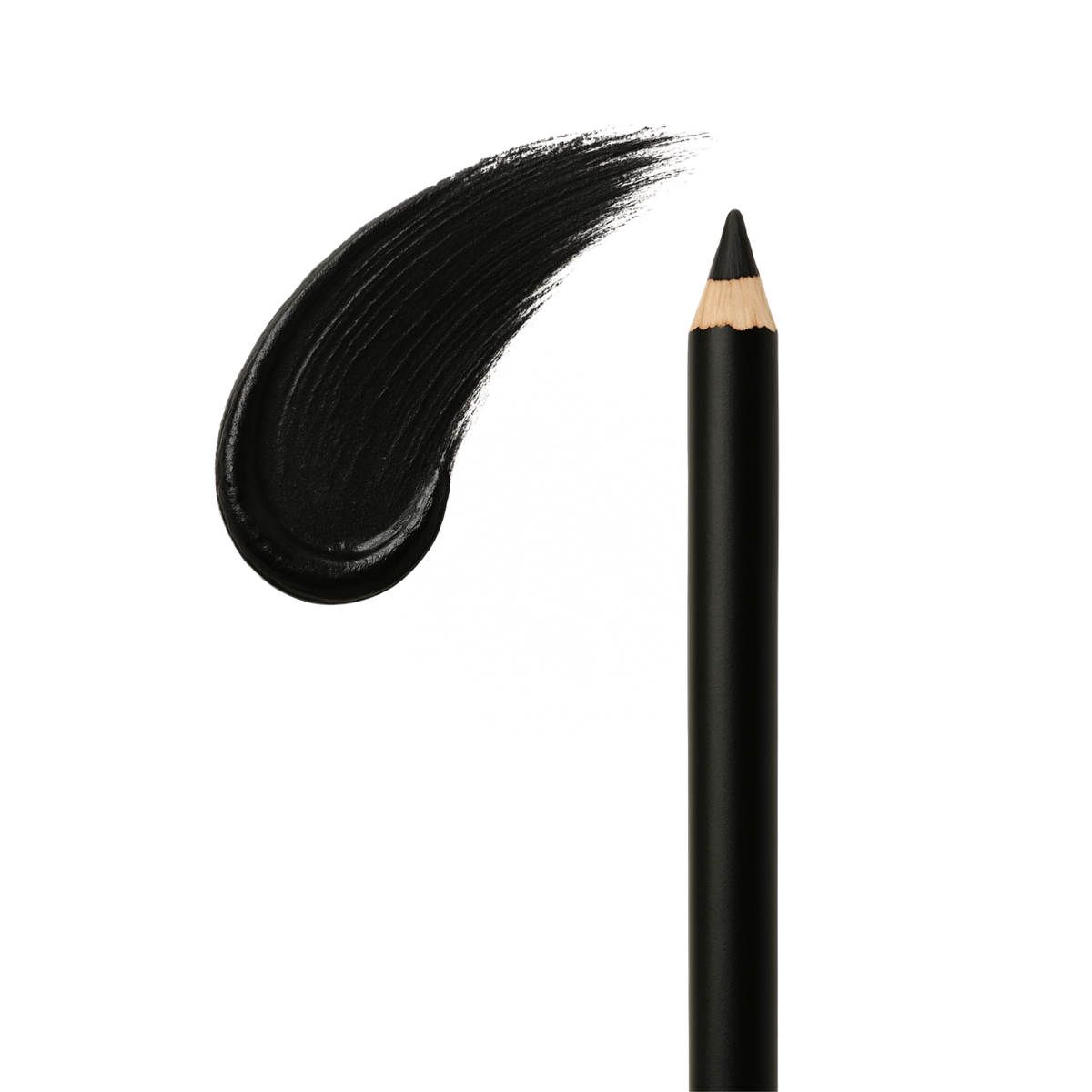 Black eyeliner swatch | Taylor Made Organics