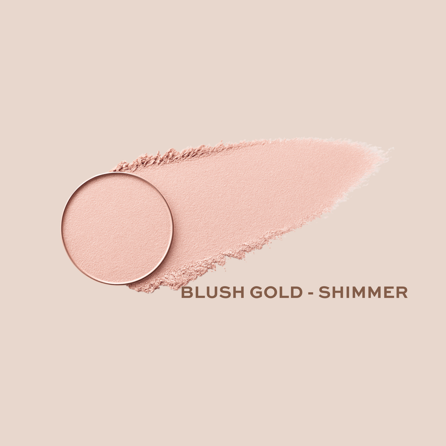 Blush Gold Mineral Eyeshadow - Talc-Free | Taylor Made Organics