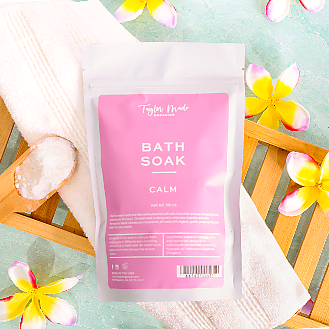 Calm Bath Soak | Taylor Made Organics
