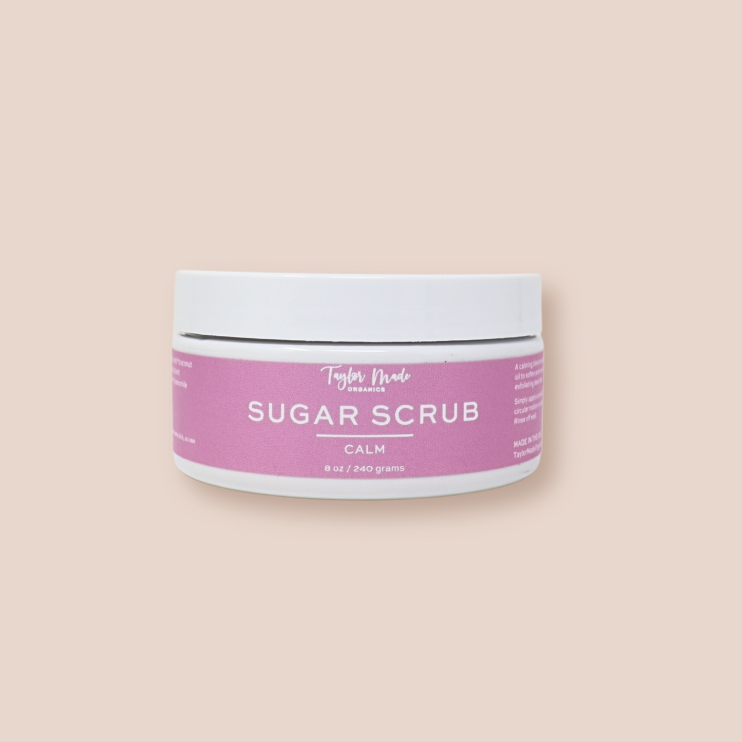 Calm Sugar Scrub | Taylor Made Organics