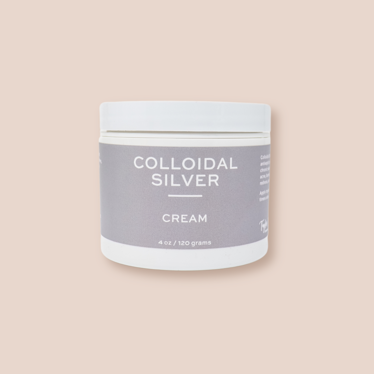 Colloidal Silver Cream | Taylor Made Organics