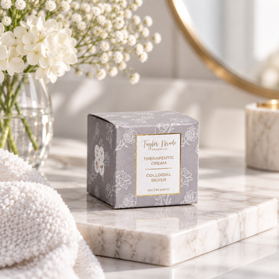 Colloidal Silver cream made with 150ppm Colloidal Silver | Taylor Made Organics