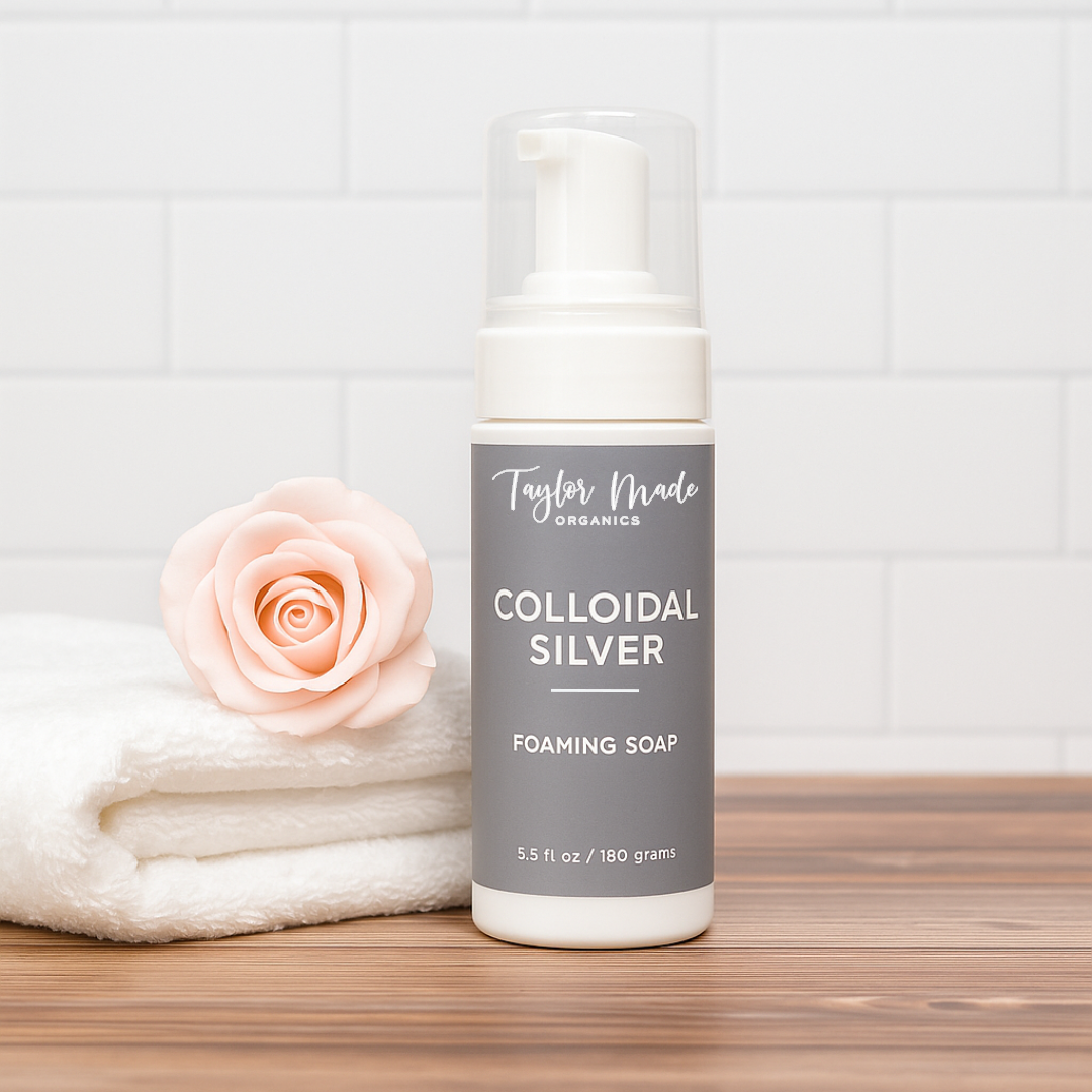 Colloidal Silver Foaming Soap | Taylor Made Organics