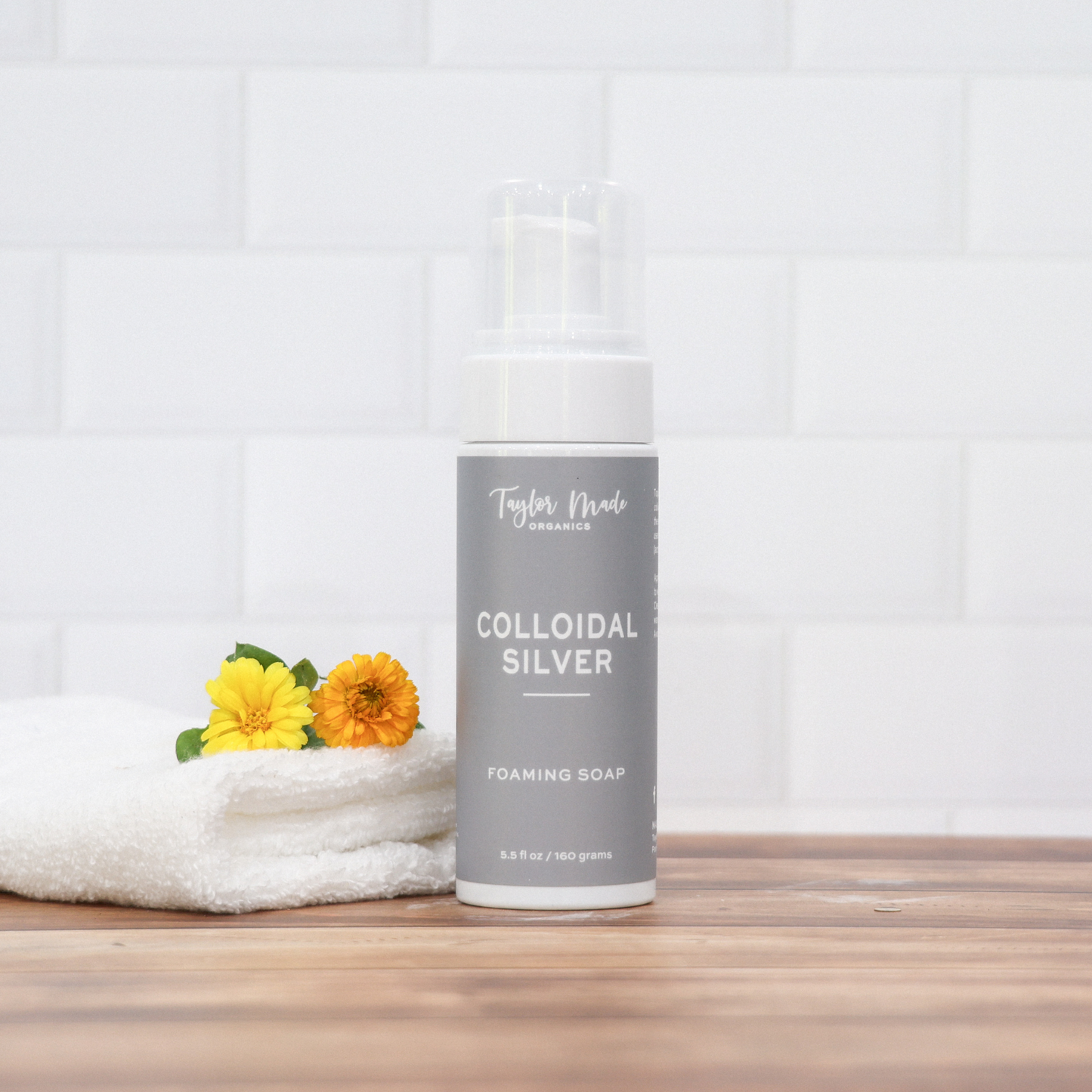 Colloidal Silver Foaming Soap | Taylor Made Organics