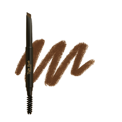 Deep Brown Retractable Brow Pencil swatch | Taylor Made Organics