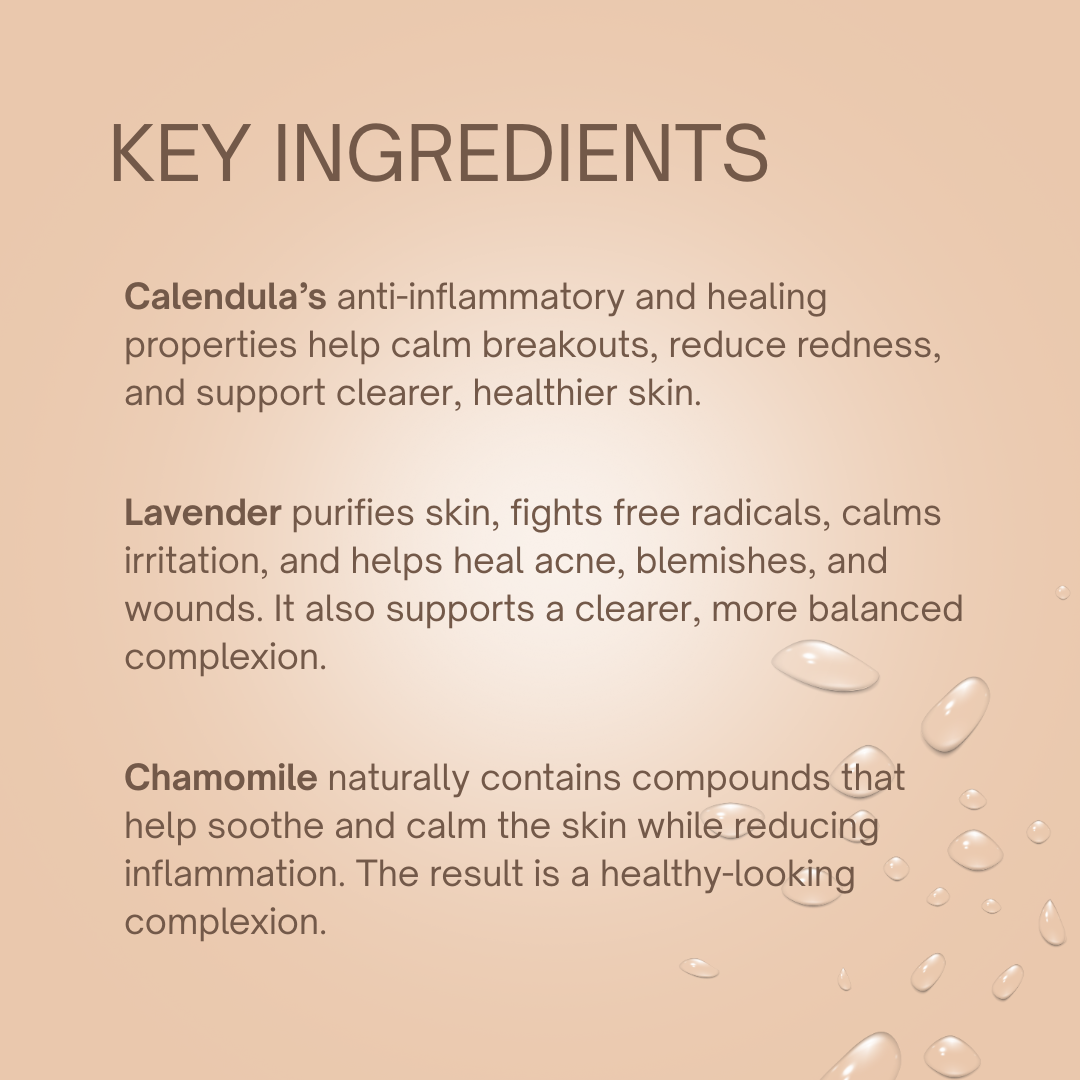 Face Toner Key Ingredients | Taylor Made Organics