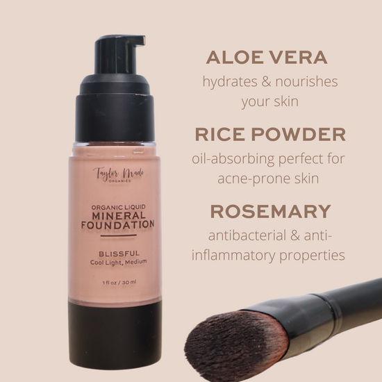 Liquid Mineral Foundation Facts | Taylor Made Organics