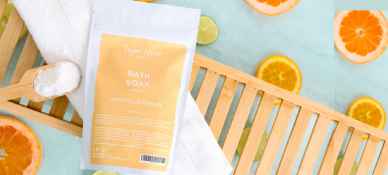 Joyful Citrus Bath Soak | Taylor Made Organics