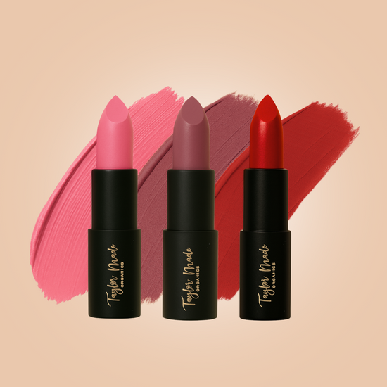 Lipstick Swatch Trio | Taylor Made Organics