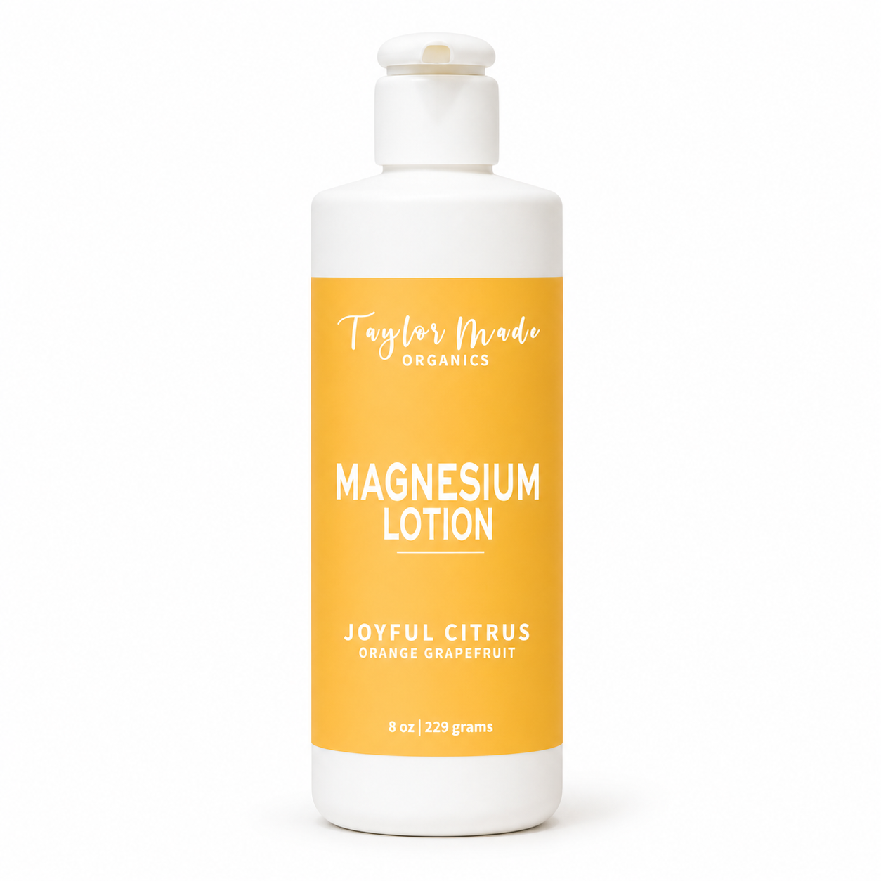Magnesium Organic Lotion Joyful Citrus | Taylor Made Organics
