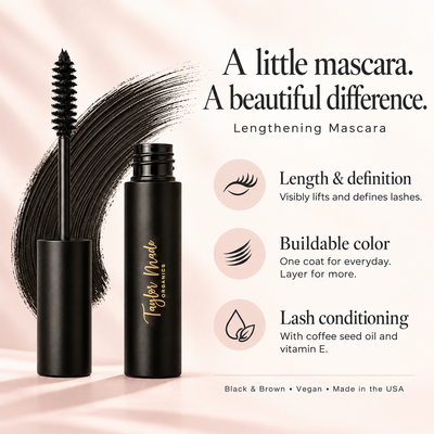 Botanical Mascara Key Benefits | Taylor Made Organics