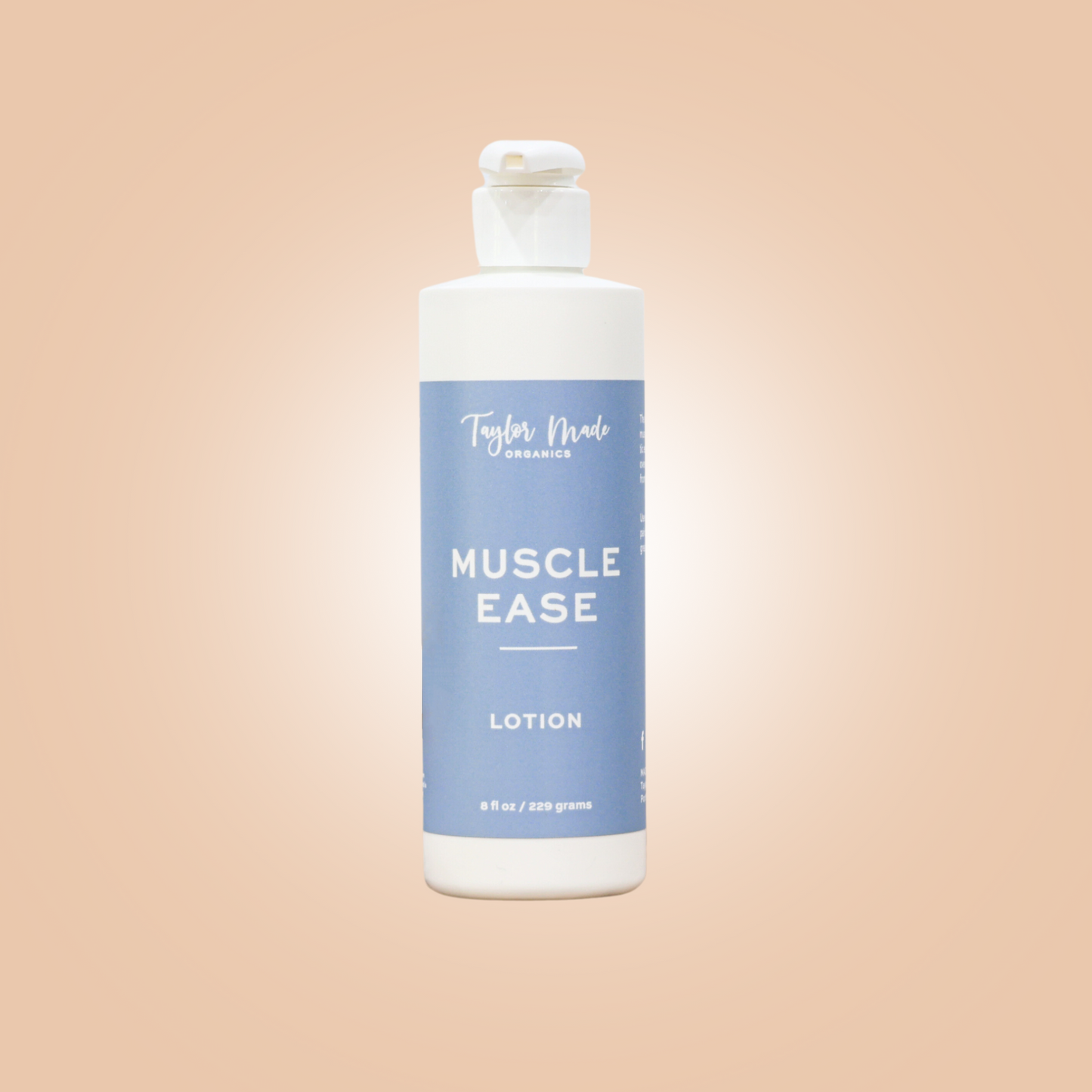 Muscle Ease Lotion with arnica, peppermint, and black pepper | Taylor Made Organics
