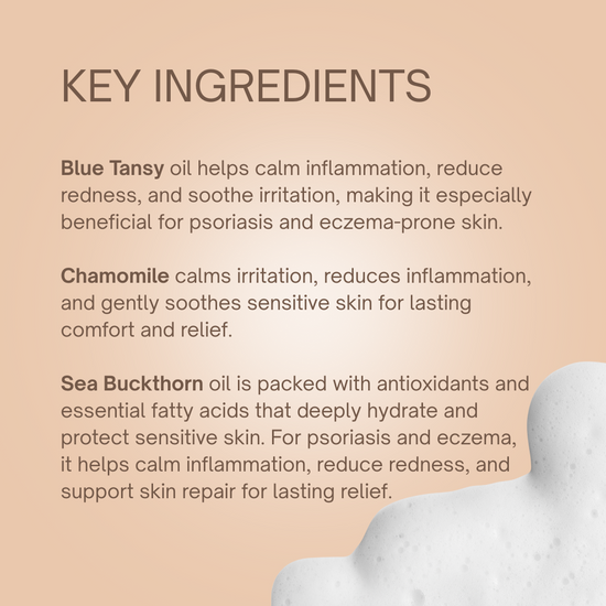 Psoriasis Eczema Body Wash Shampoo Key Ingredients | Taylor Made Organics