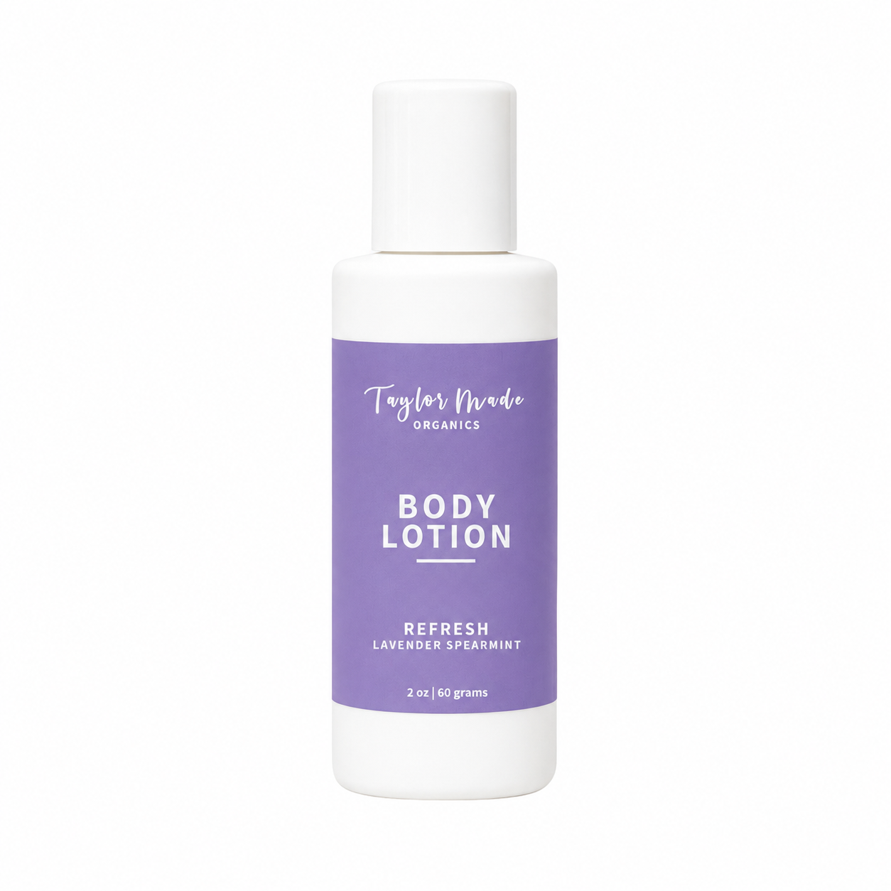 Refresh Organic Body Lotion – Lavender & Spearmint Aromatherapy