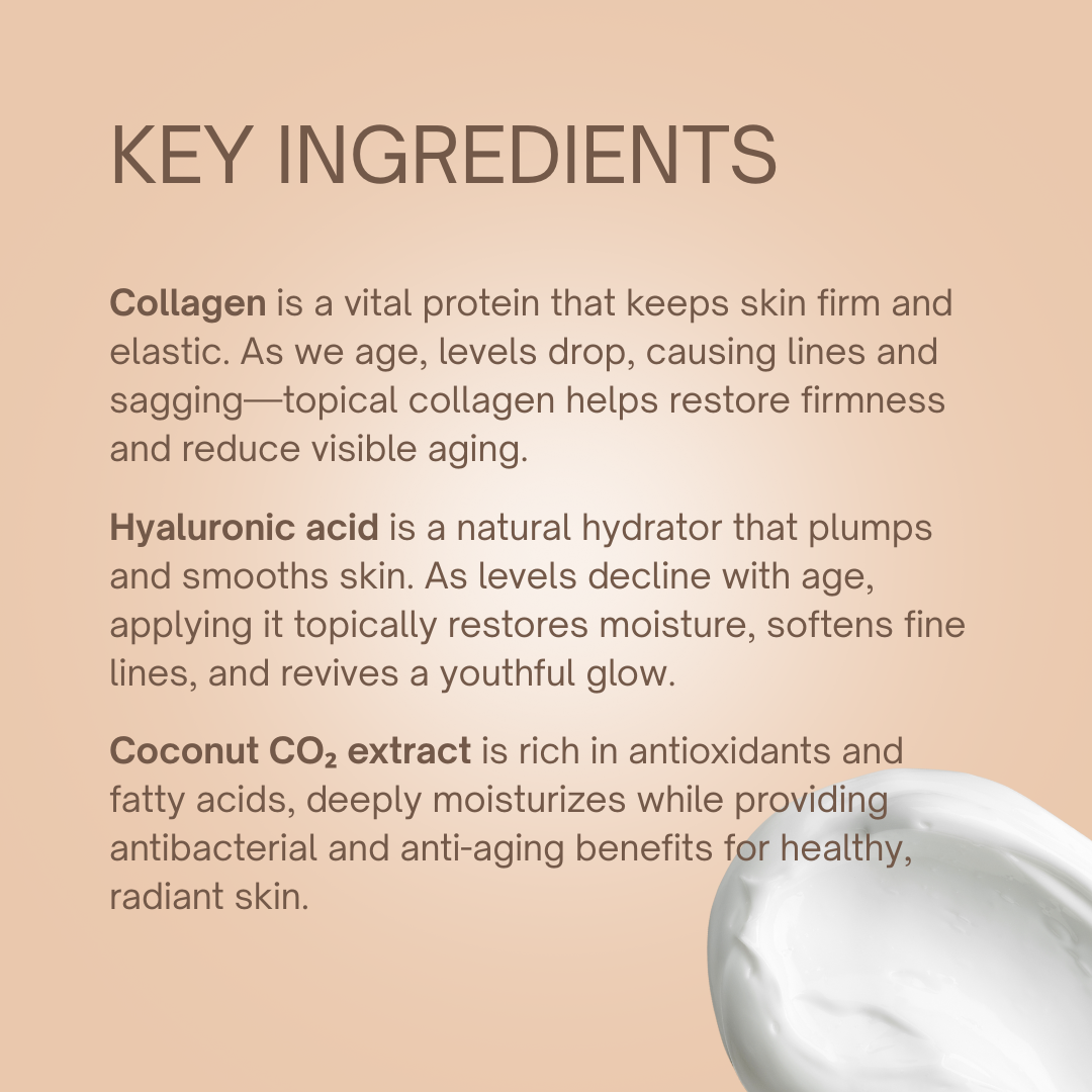 Renew Face Cream Key Ingredients | Taylor Made Organics