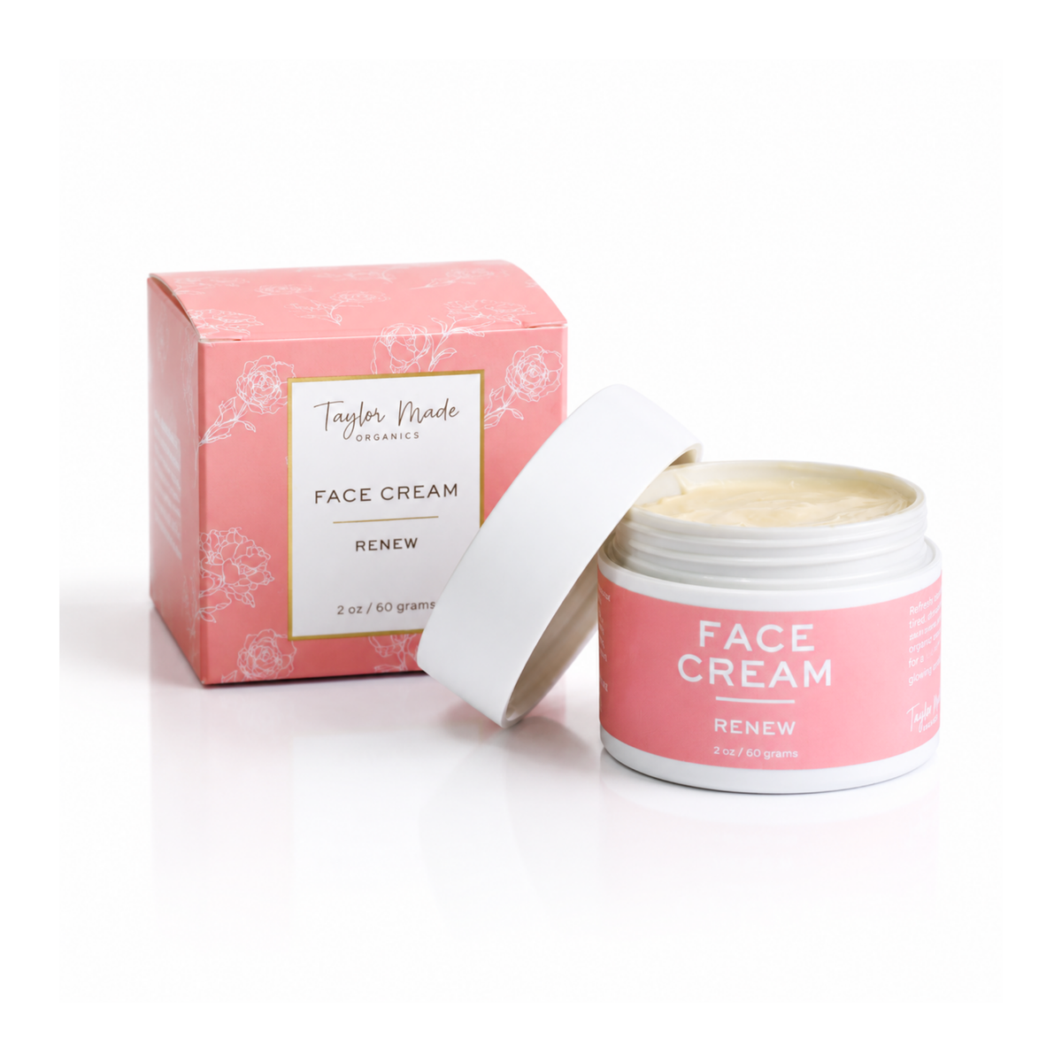 Renew Face Cream with Hyaluronic Acid | Taylor Made Organics
