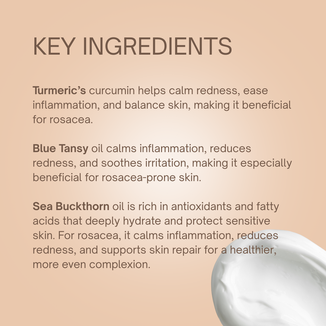 Rosacea Face Cream with Turmeric | Taylor Made Organics