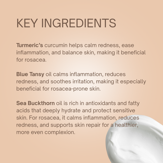 Rosacea Face Cream with Turmeric | Taylor Made Organics