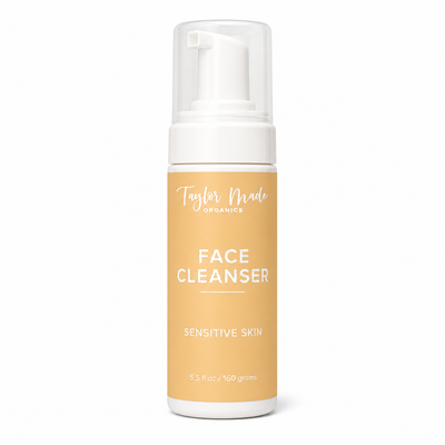 Sensitive Skin Foaming Face Cleanser sulfate free | Taylor Made Organics