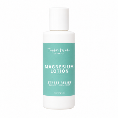 Magnesium Organic Lotion Stress Relief | Taylor Made Organics