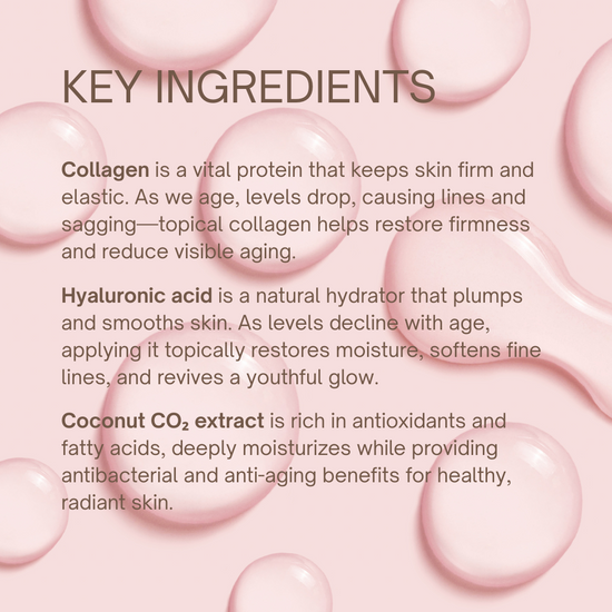 UpGlow Face Serum Key Ingredients | Taylor Made Organics
